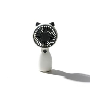 Kawaii Panda Design USB Personal Fan | Battery Operated Small Desk Fan for Kids, Makeup & Summer Cooling