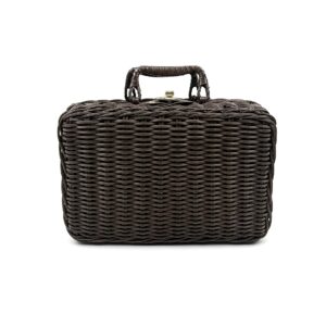 Vintage Wicker Suitcase Gift Box