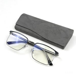 Retro Square Blue Light Blocking Glasses | Non-Prescription Computer Eyewear