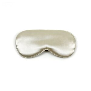 Soft Imitation Silk Eye Mask with Adjustable Straps - Light Blocking for Deep Sleep & Travel