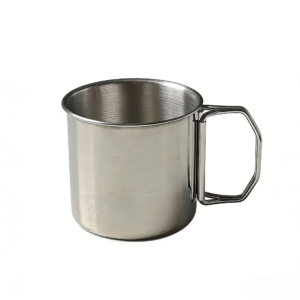 Branded Portable Camping Mug with Folding Handle
