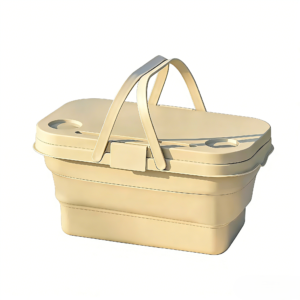 Custom Collapsible Silicone Picnic Basket