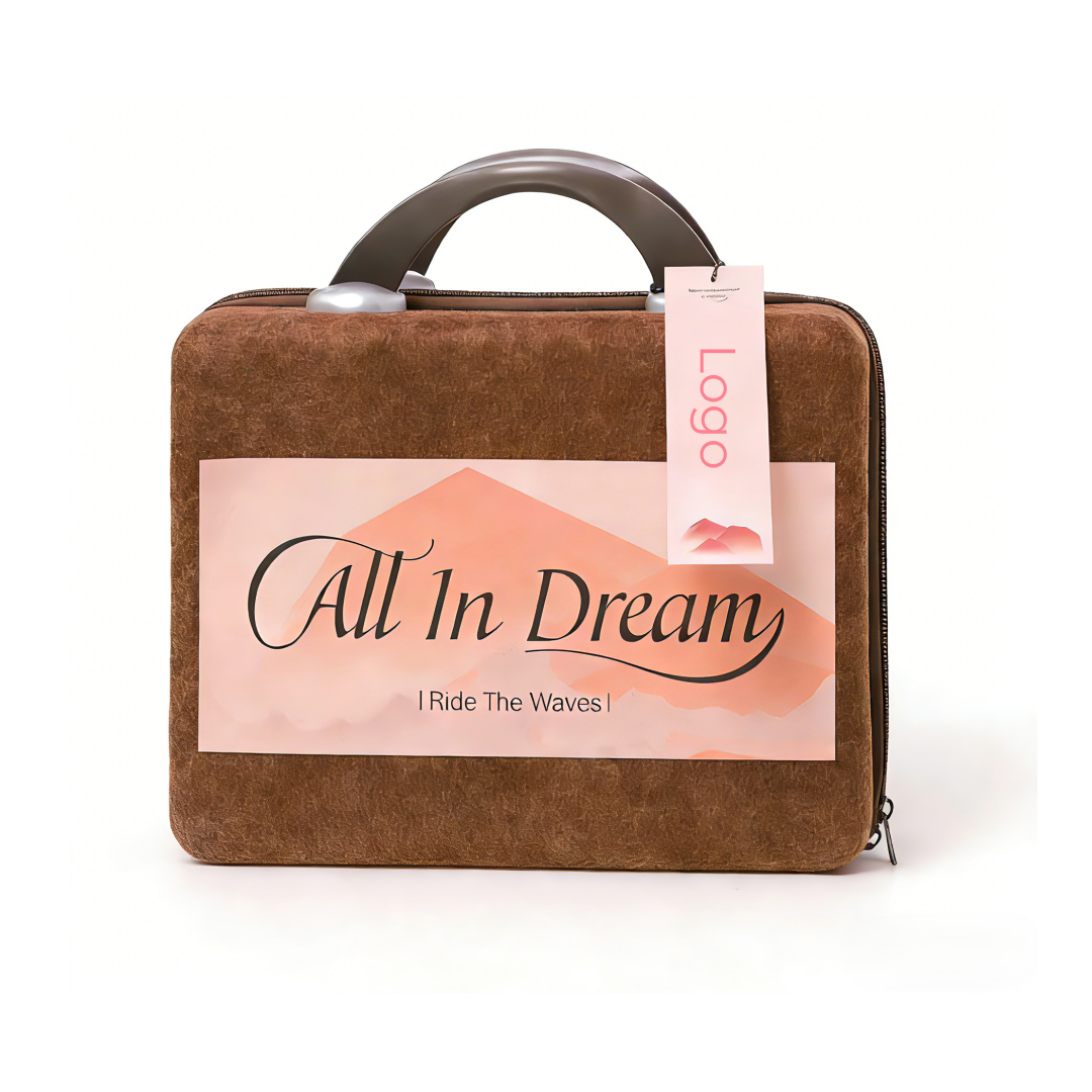 Custom Suede Portable Handheld Case – Premium Corporate Gift Storage Box