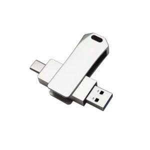 Custom Dual-Interface USB 3.0 + Type-C Flash Drive