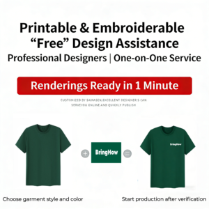 Custom Printable & Embroiderable Cotton T-Shirt