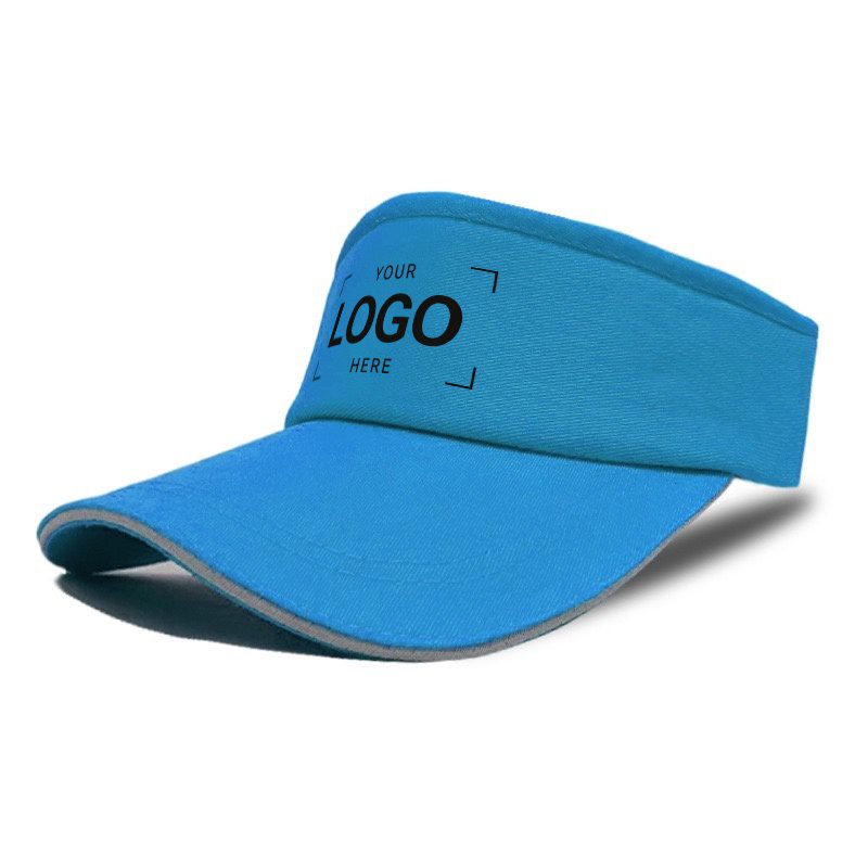 Custom peacock blue baseball cap with personalized logo embroidery placement, wholesale promotional headwear for corporate branding and bulk team uniforms