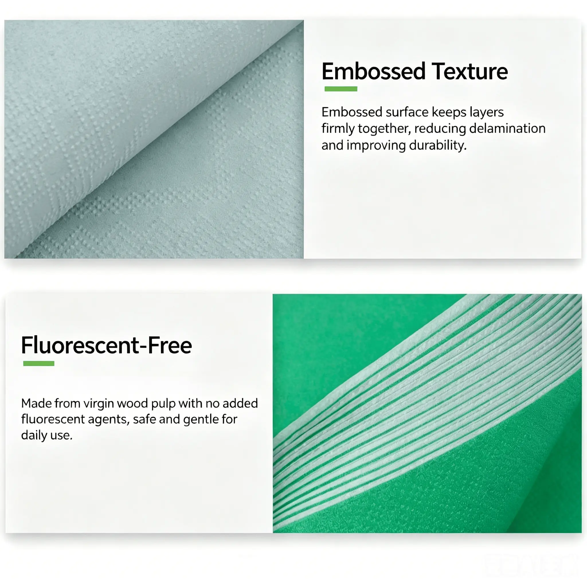 embossed 2 ply paper napkins fluorescent free virgin wood pulp disposable napkins for restaurant food service